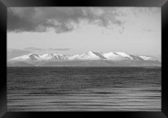 Isle of Arran wintry scene  Framed Print by Allan Durward Photography