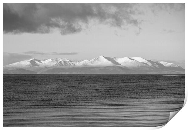 Isle of Arran wintry scene  Print by Allan Durward Photography