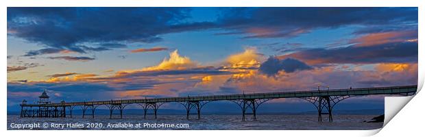 Clevedon Pier Panorama Print by Rory Hailes
