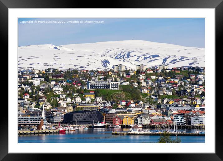 Tromso Norway Framed Mounted Print by Pearl Bucknall