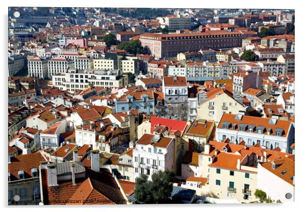 View of Lisbon Acrylic by Alexandra Lavizzari