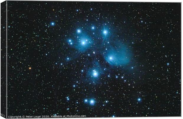 The Pleiades Canvas Print by Peter Louer