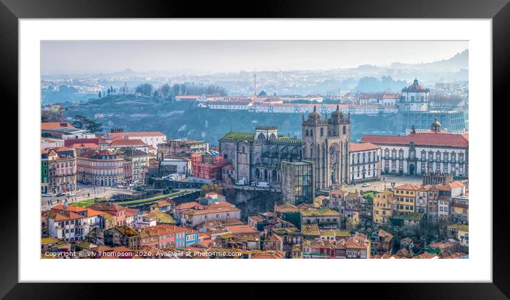 Misty Porto Framed Mounted Print by Viv Thompson