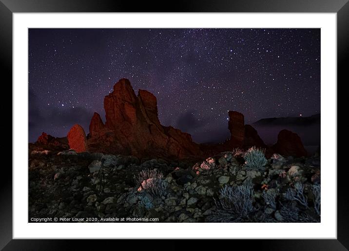 Star Night  Framed Mounted Print by Peter Louer
