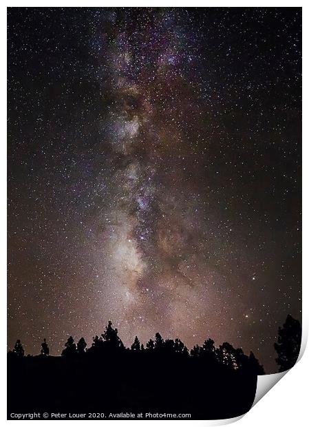 The Milky Way Print by Peter Louer