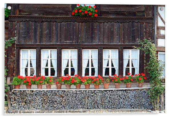 Swiss Windows Acrylic by Alexandra Lavizzari