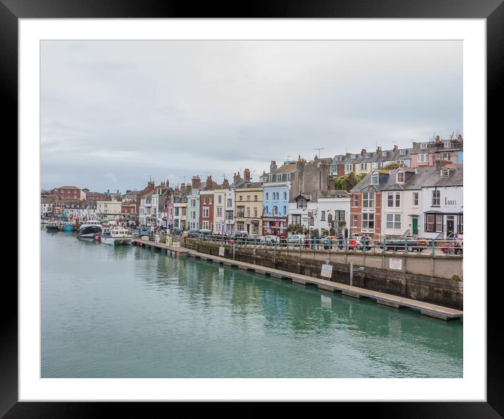 Weymouth Harbour Framed Mounted Print by Graham Custance