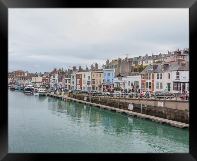Weymouth Harbour Framed Print by Graham Custance