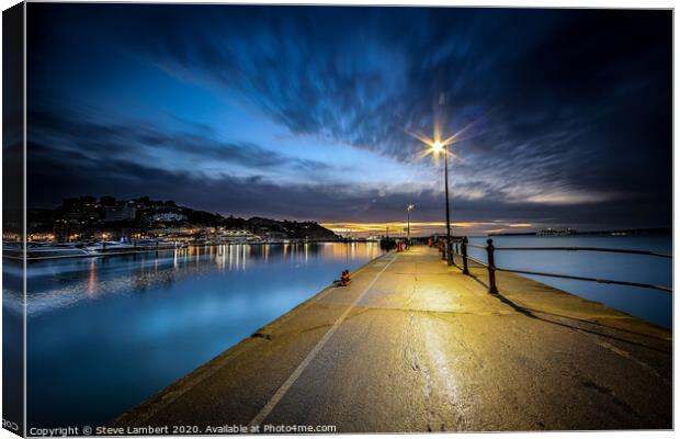 The Fishermen Canvas Print by Steve Lambert