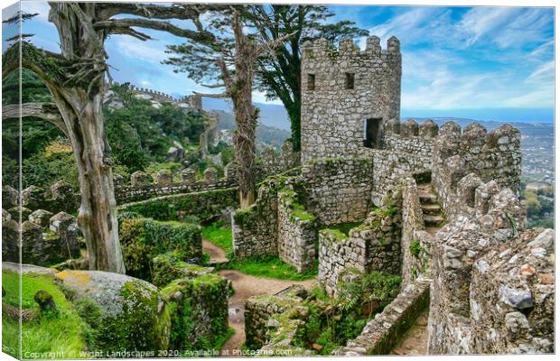 Castelo dos Mouros Canvas Print by Wight Landscapes