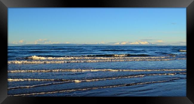 Isle of Arran panorama in Winter  Framed Print by Allan Durward Photography