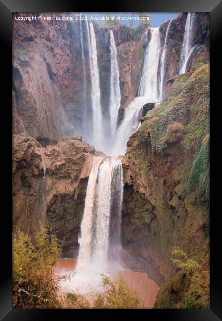 Ouzoud Waterfalls Morocco Framed Print by Pearl Bucknall