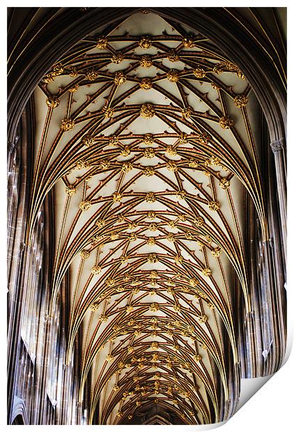 St Mary Redcliffe Church Print by Christine Lake