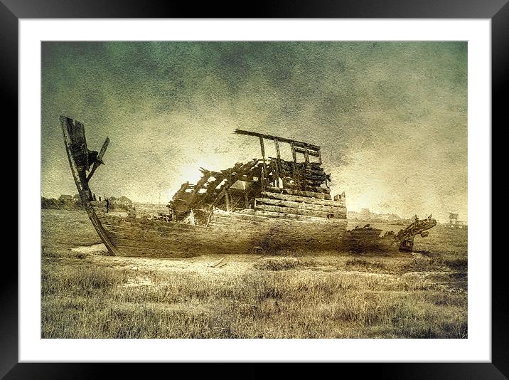 Abandoned Framed Mounted Print by Trevor Kersley RIP