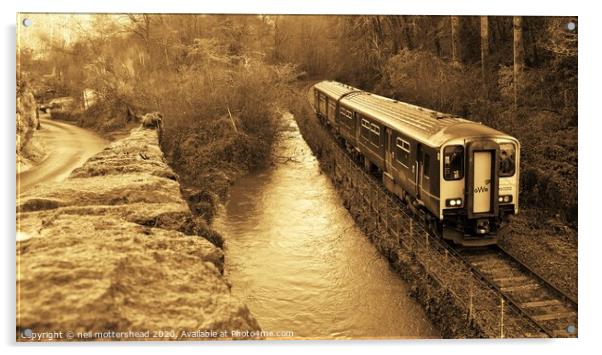 The Looe Valley Line Collection. Acrylic by Neil Mottershead