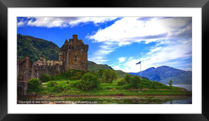Eilean Donan Castle Framed Mounted Print by Ros Ambrose