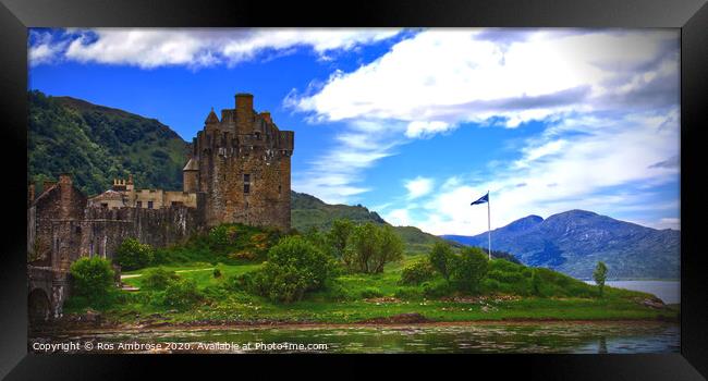 Eilean Donan Castle Framed Print by Ros Ambrose