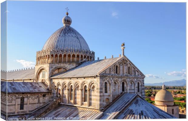 Hippogriff and Greek Cross - Pisa Canvas Print by Laszlo Konya