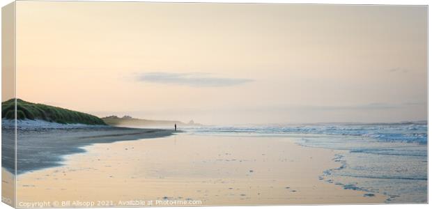 Alone with his thoughts. Canvas Print by Bill Allsopp