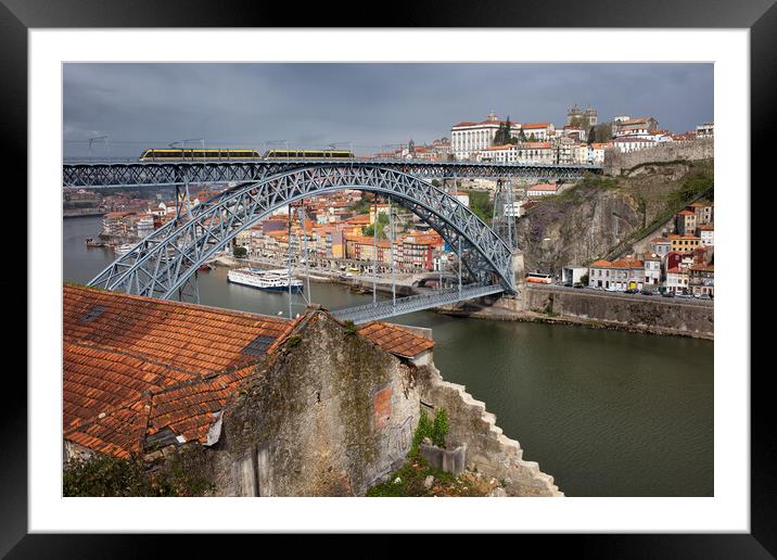 Porto in Portugal Framed Mounted Print by Artur Bogacki