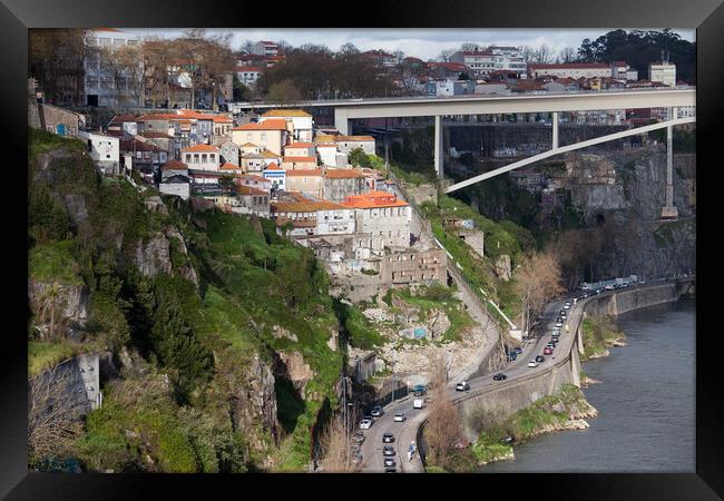 City of Porto in Portugal Framed Print by Artur Bogacki