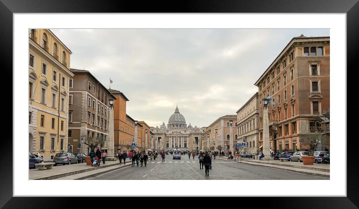 St Peters street view Framed Mounted Print by Naylor's Photography