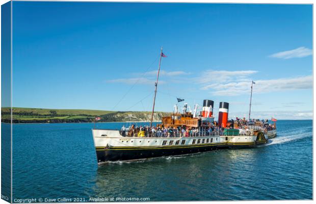 The Waverley Paddle Steamer Canvas Print by Dave Collins
