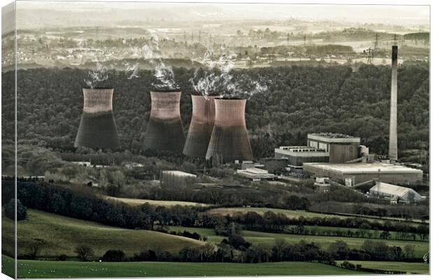 Ironbridge Power Station Canvas Print by Hectar Alun Media
