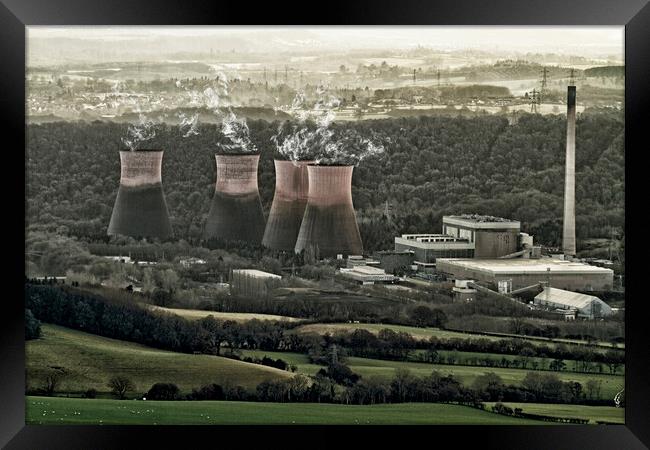 Ironbridge Power Station Framed Print by Hectar Alun Media
