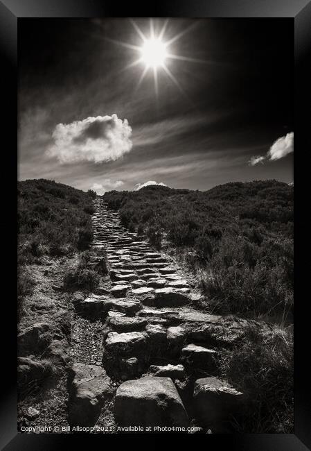 Stairway to heaven. Framed Print by Bill Allsopp