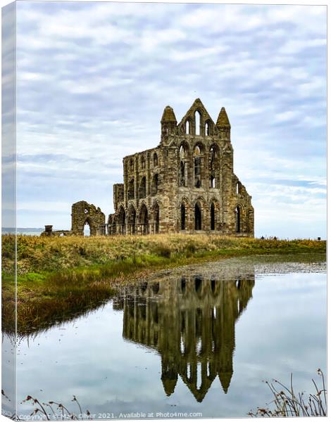 Whitby Abbey Canvas Print by Mark Oliver