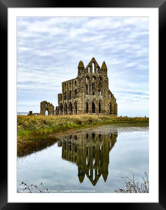Whitby Abbey Framed Mounted Print by Mark Oliver