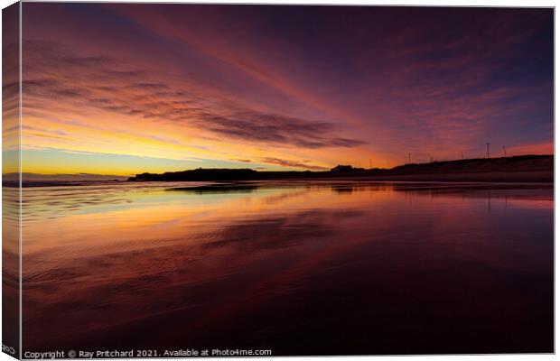 Sandhaven Beach Canvas Print by Ray Pritchard