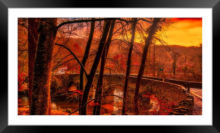 Golden Hour Framed Mounted Print by David Whitehead