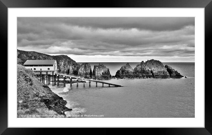 Padstow Lifeboat Station, Cornwall. Framed Mounted Print by Neil Mottershead