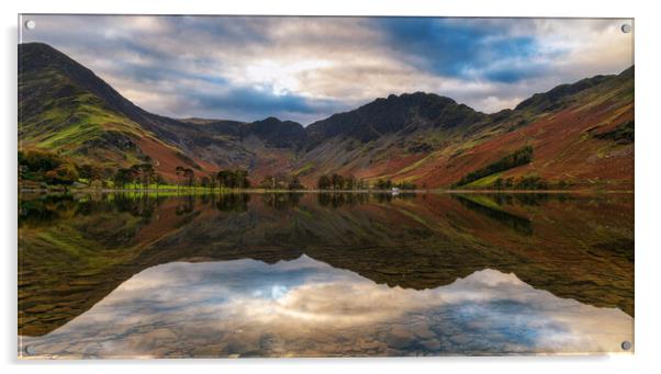 Buttermere  Acrylic by Graham Morris