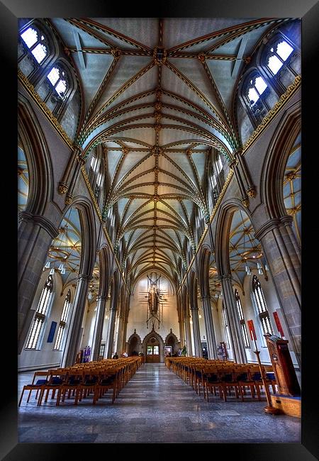 Blackburn Cathedral Framed Print by Sandra Pledger