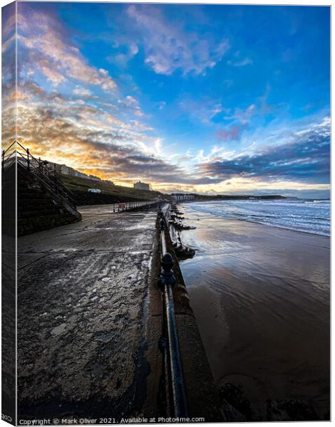 Scarborough Canvas Print by Mark Oliver