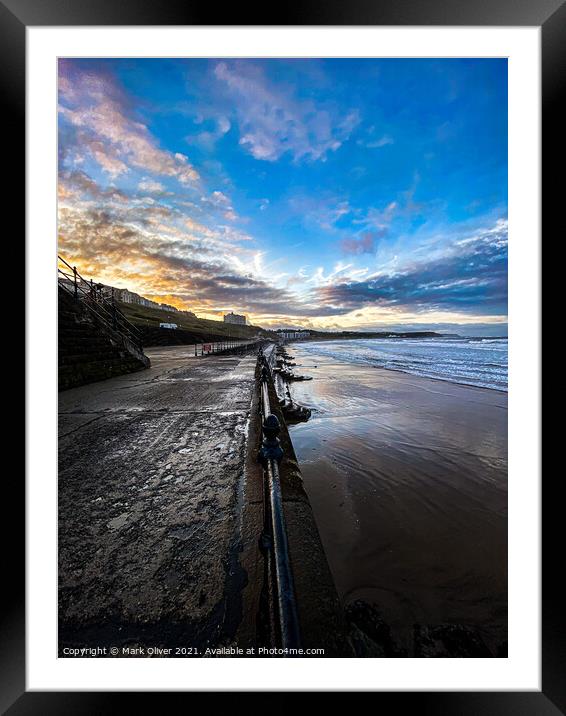 Scarborough Framed Mounted Print by Mark Oliver
