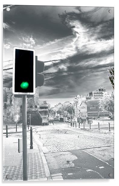 Green light for Wind Street Acrylic by Dan Davidson