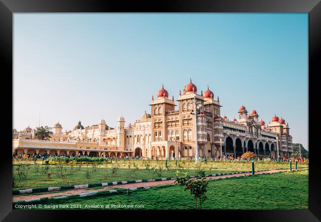 Mysore Palace Framed Print by Sanga Park