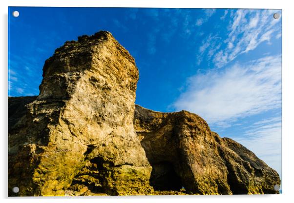Yellow cliffs Acrylic by Gary Finnigan