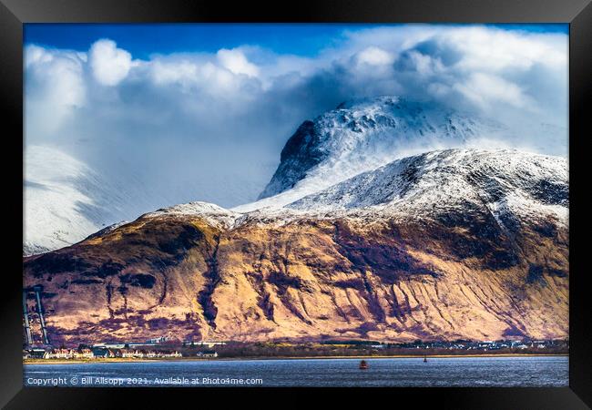 Ben Nevis from Corpach Framed Print by Bill Allsopp