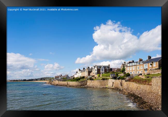 Elie and Earlsferry Seafront Fife Scotland Framed Print by Pearl Bucknall