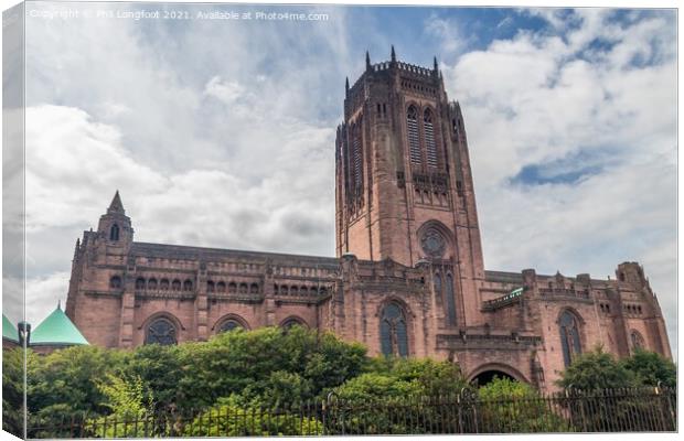 Liverpool Cathedral Canvas Print by Phil Longfoot