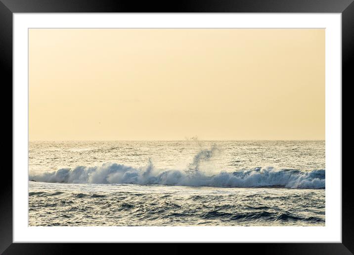 Sublime waves at Playa Jardin, Puerto de La cruz, Tenerife Framed Mounted Print by Phil Crean