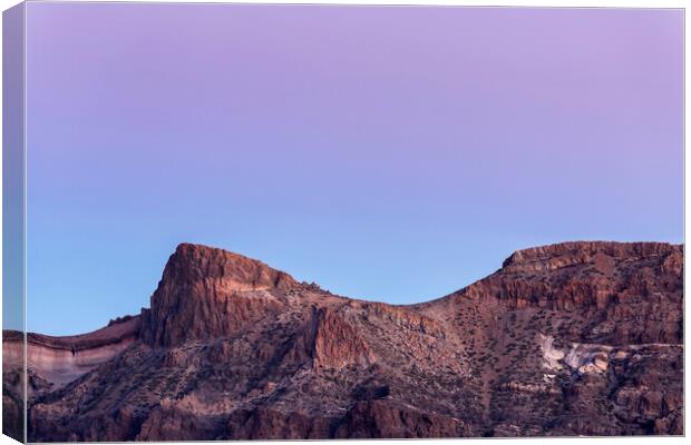 Twilight in the National Park of Teide, Tenerife Canvas Print by Phil Crean