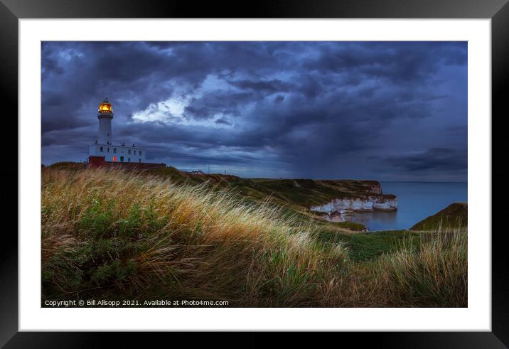 Storm at dusk Framed Mounted Print by Bill Allsopp