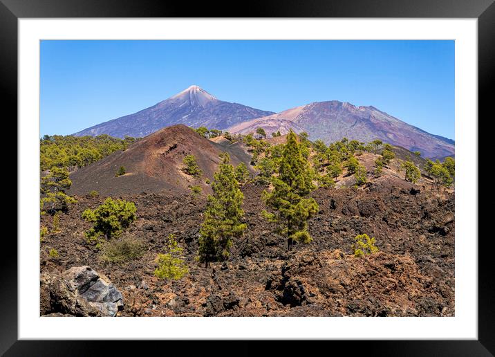 Mount Teide volcano, Tenerife Framed Mounted Print by Phil Crean