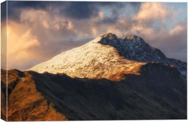 Y Lliwedd Sunrise Canvas Print by Rory Trappe